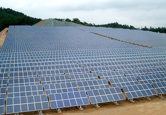 BaekYang Solar power plant photo