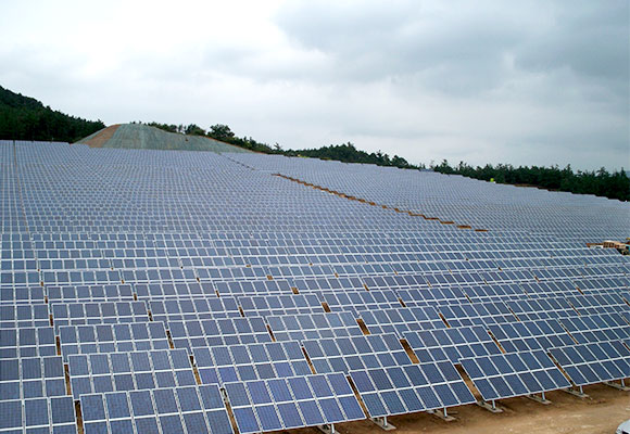 BaekYang Solar power plant photo