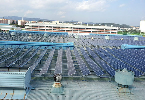 Korail daejeon Solar power plant photo
