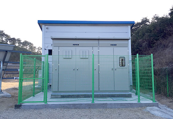 Install ESS in Kumkang No. 2 solar power plant picture