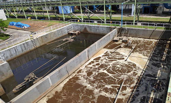 Operation of Wastewater treatment facility photo