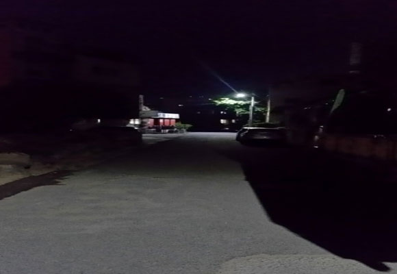 보안등(합천군) 공사전 사진