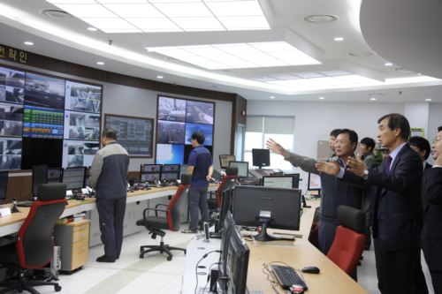 신 통합제어실 순시